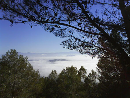 Mar de nubes. Ruta de las Merendicas
