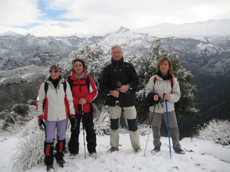 En la cima de la Boca de la Pescá