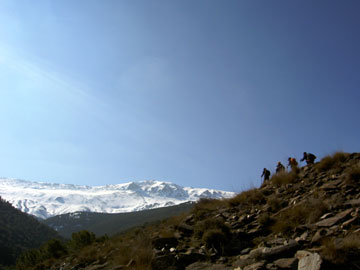 Vista del Morrón del Mediodía. Aldeire.