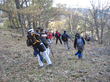 Bajada a pelo.