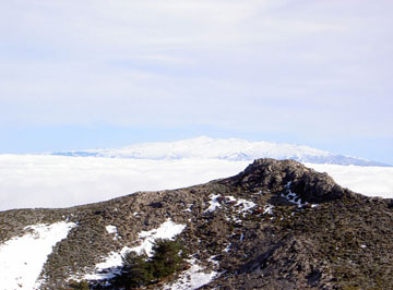 Sierra Nevada desde la Maroma.