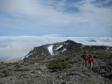 Impresionantes vista en la subida a la Maroma.