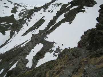 Barranco de San Juan.Ascenso a la Morra.
