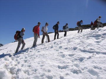 Puerto del Saucillo. Ascenso.