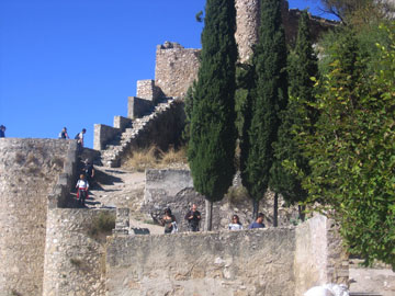 Hacia el Castillo de Moclín