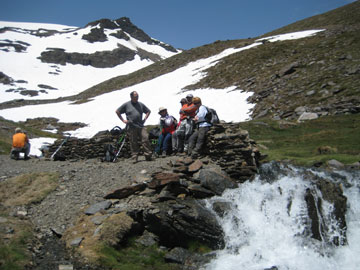 Ascenso a Siete Lagunas.