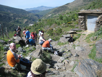Ascenso a Siete Lagunas.