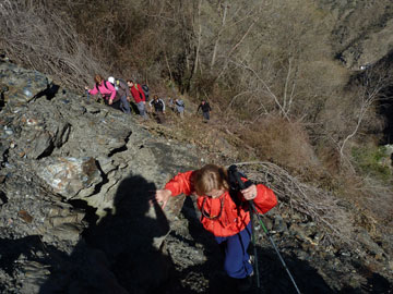 Barranco de San Juan. Puntal de las Cazoletas