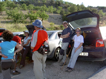 Por fin en los coches.