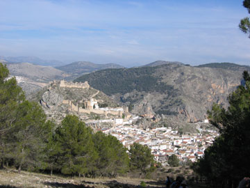 Cortafuegos que nos lleva a Moclín.