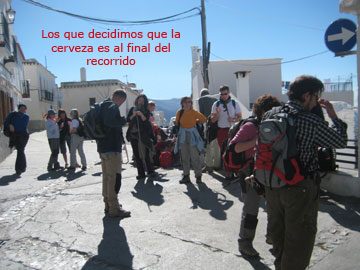 Brindis en Cáñar.
