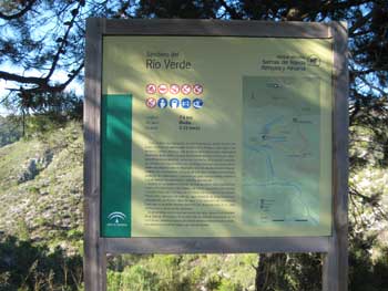 Comienzo de la Ruta a Pie.