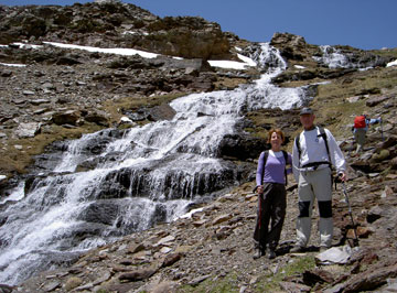 Comenzamos a ver las chorreras.Ascenso a siete lagunas.