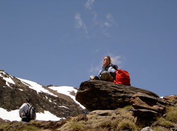 Lydia ya estaba en la cumbre.